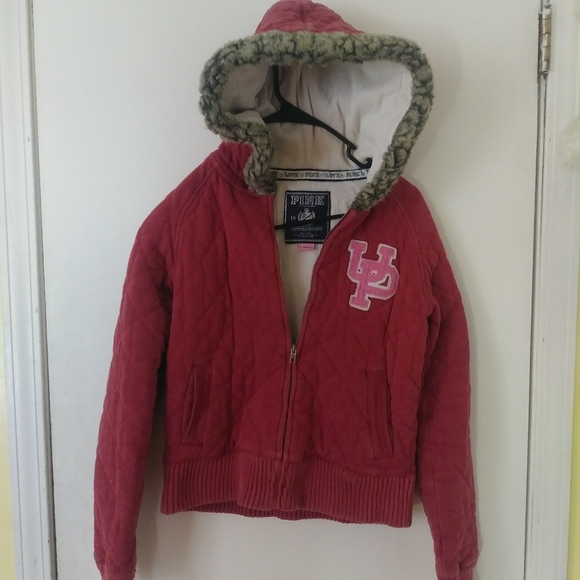 V.S. Pink Zip Up Hoodie - Picture 3 of 4